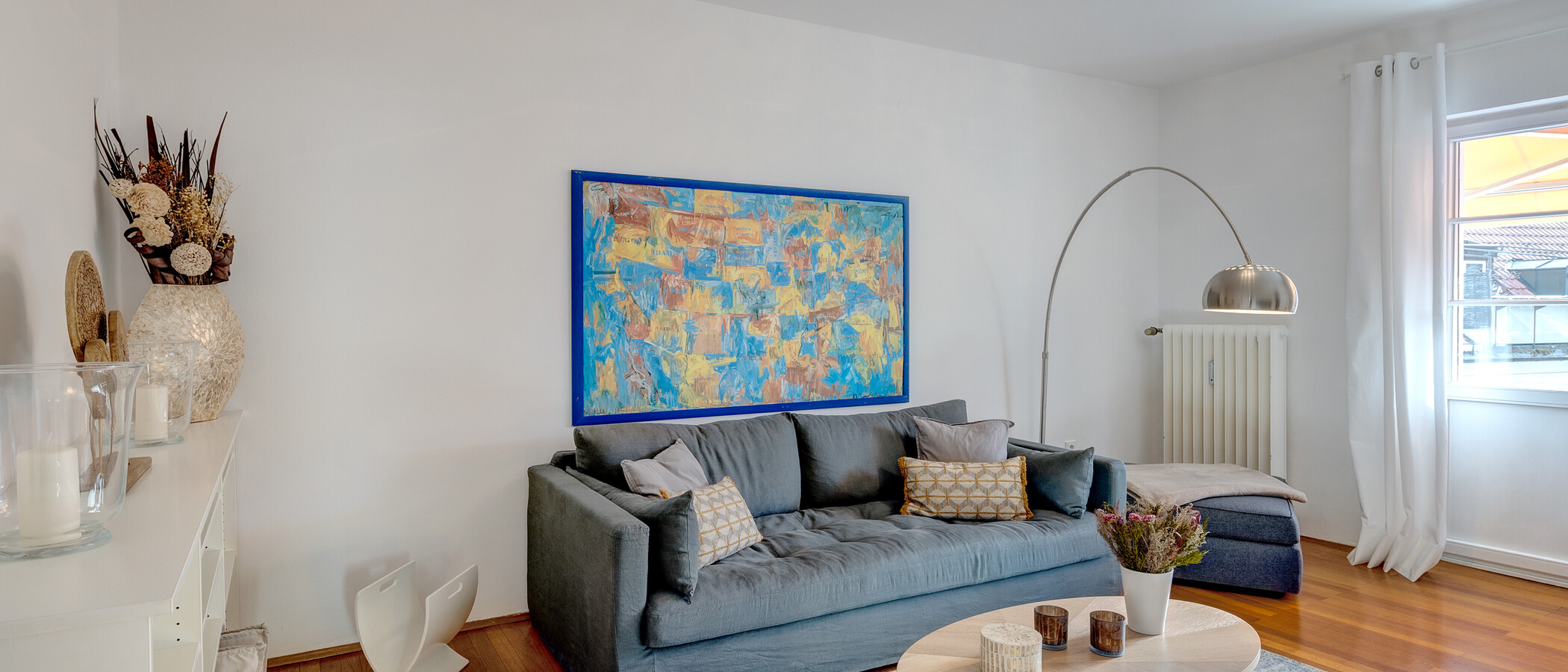 マンション München Schwabing 01 リビングルーム 7034