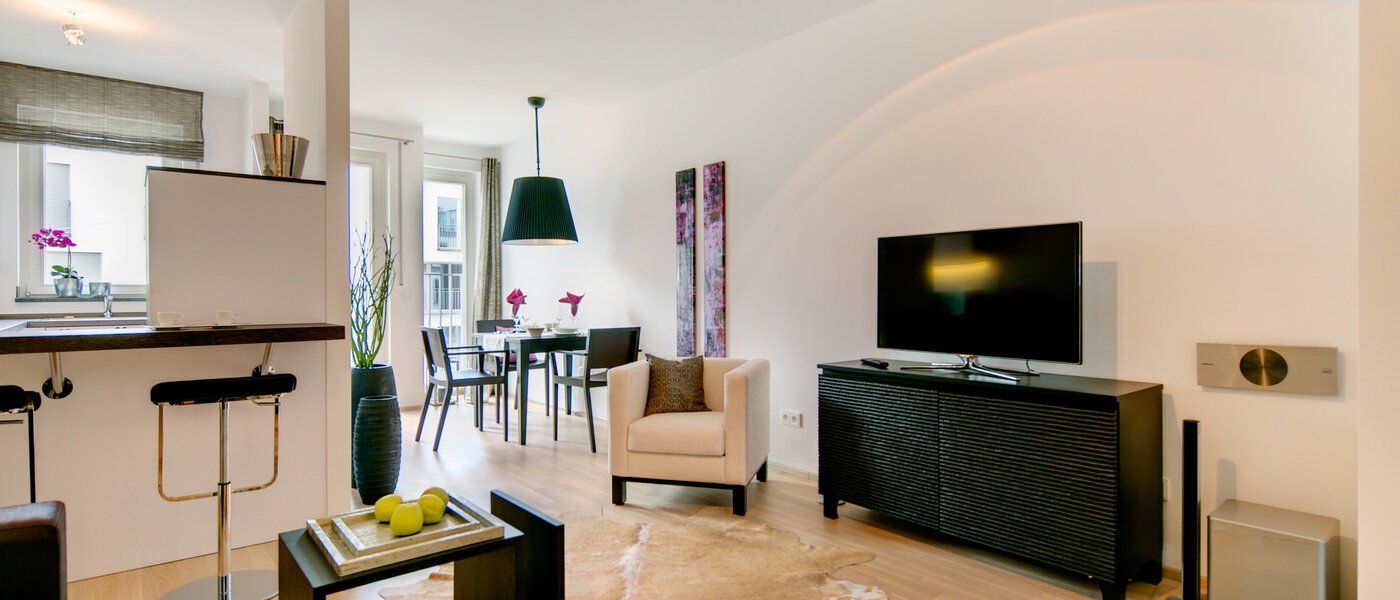 マンション München Maxvorstadt 01 リビングルーム 7037