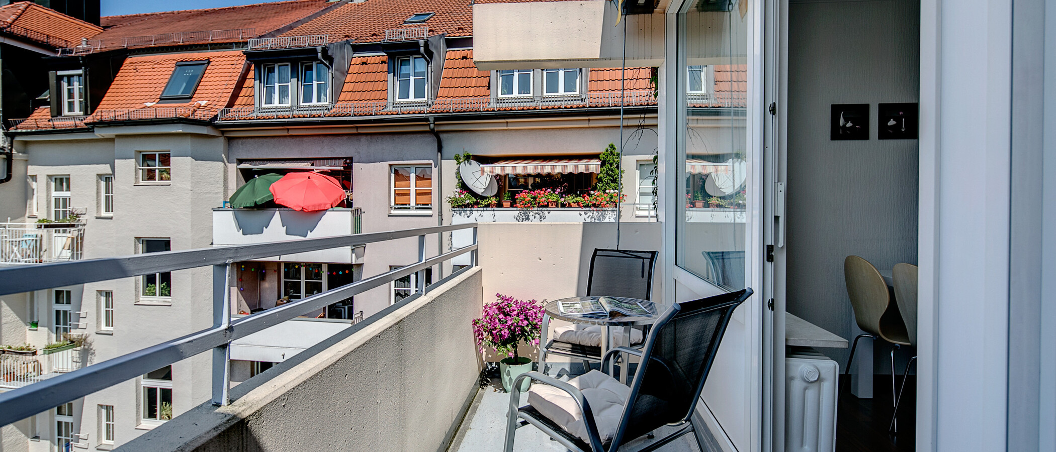 アパルトマン München Ludwigsvorstadt 01 ベランダ 7070