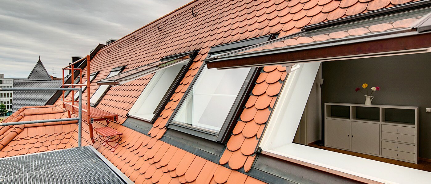 アティック・フラット（屋根裏） München Neuhausen 06 物件からの眺め 7084