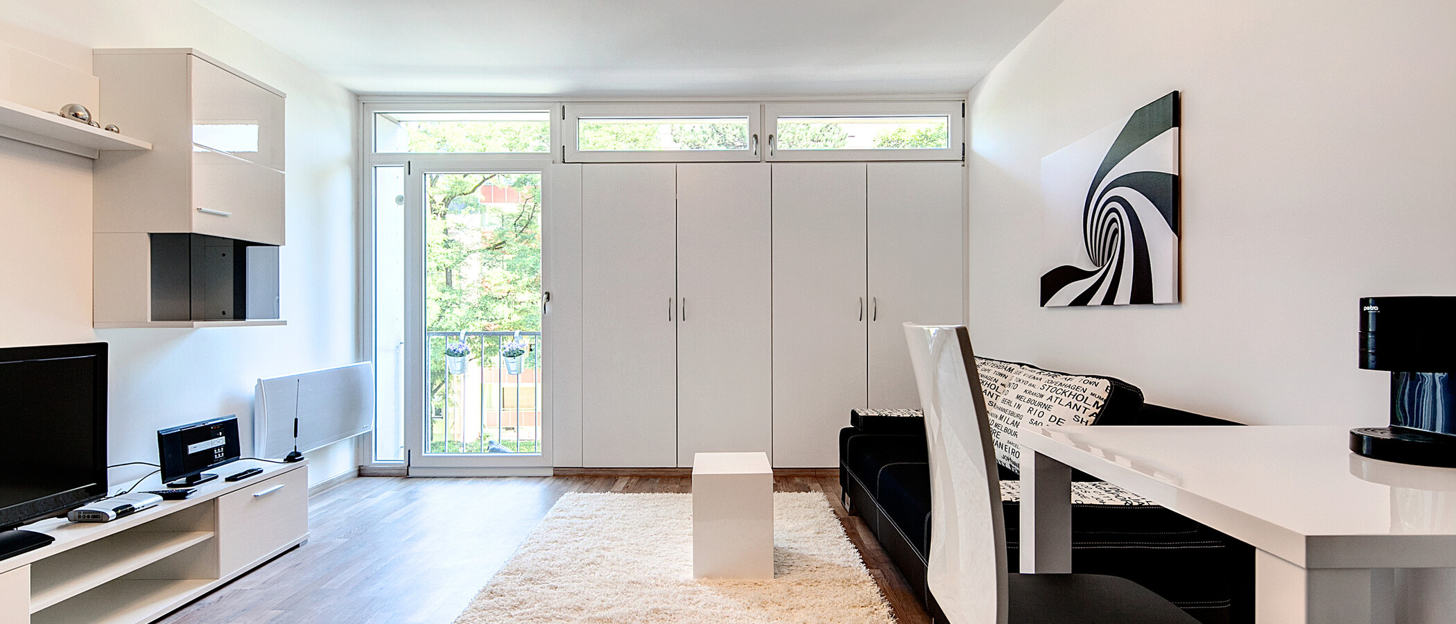 アパルトマン München Ramersdorf 01 リビングルーム 7118