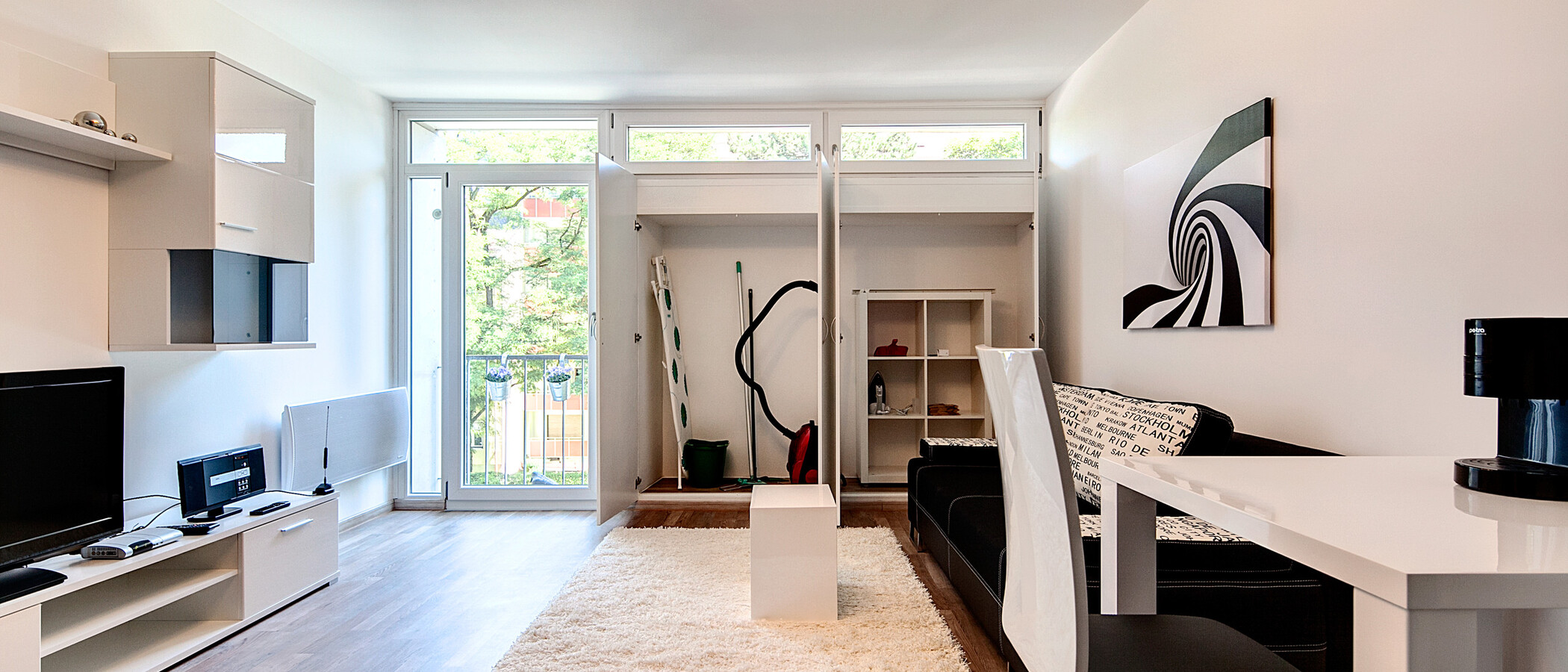アパルトマン München Ramersdorf 05 リビングルーム 7118