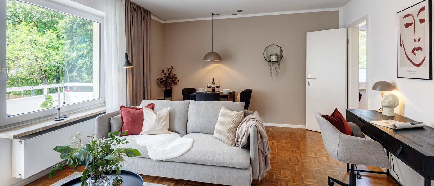 マンション München Milbertshofen 01 リビングエリア 7233