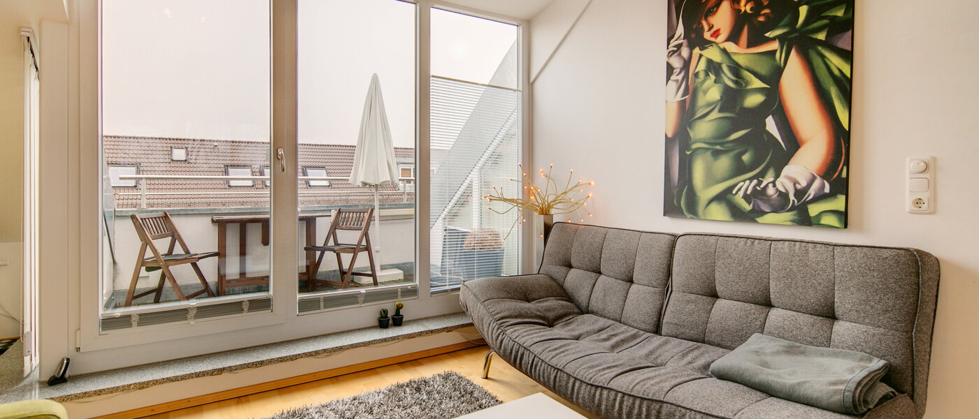 ペントハウス München Untermenzing 01 リビングルーム 7372