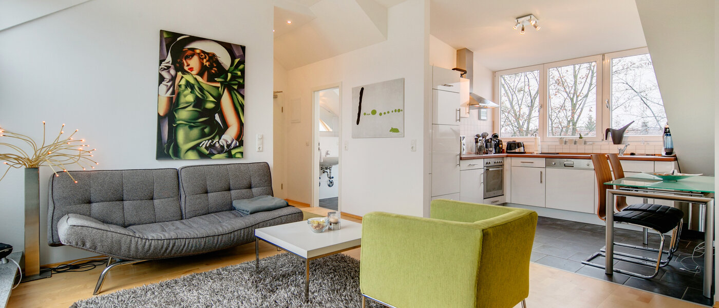 ペントハウス München Untermenzing 04 リビングルーム 7372