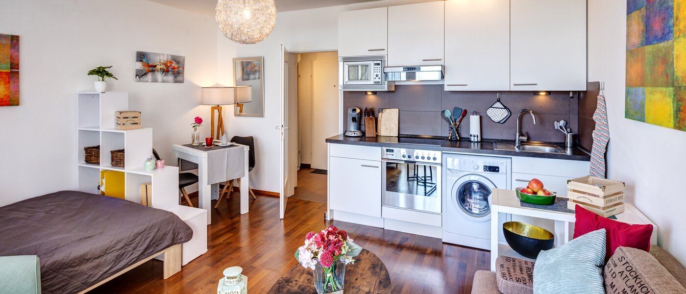 マンション München Moosach 02 リビングエリア 7399