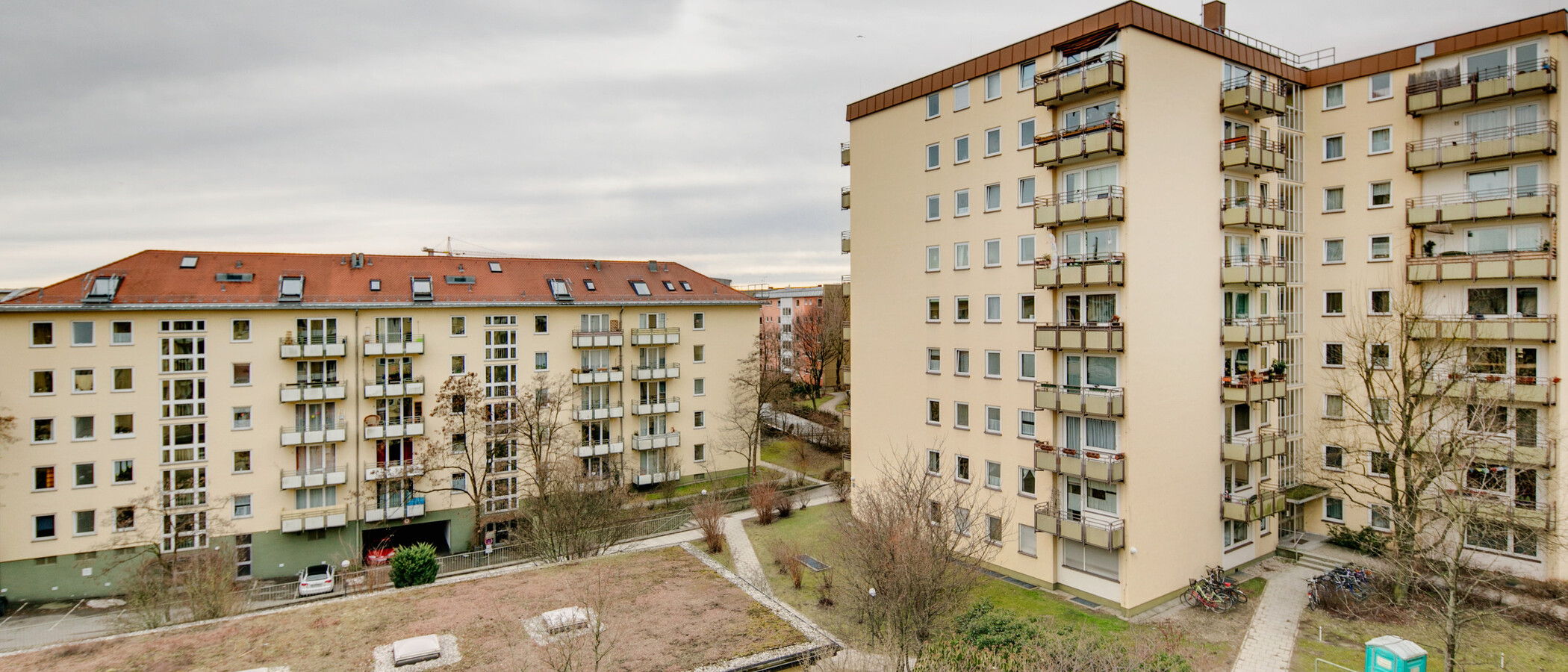 マンション München Schwabing-West (rund um den Bonner Platz) 03 ベランダ 7519