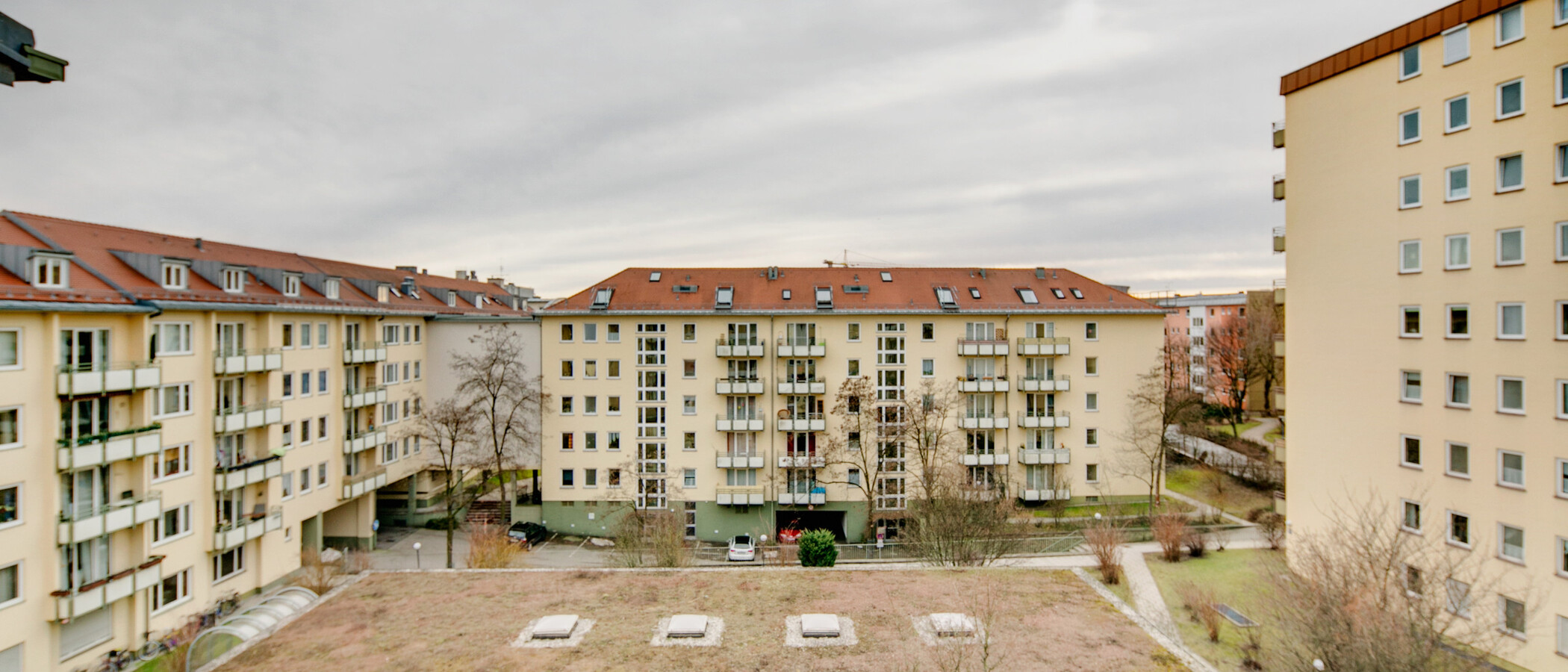 マンション München Schwabing-West (rund um den Bonner Platz) 04 ベランダ 7519