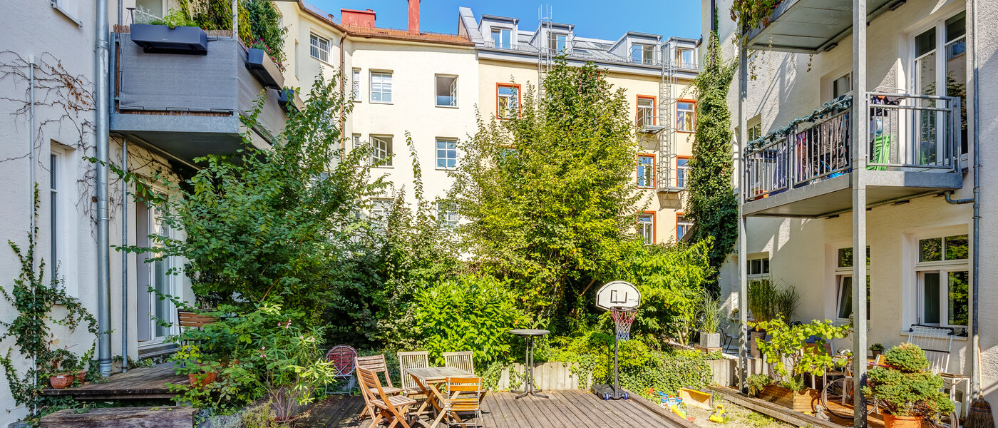 マンション München Haidhausen 01 中庭向き 7586