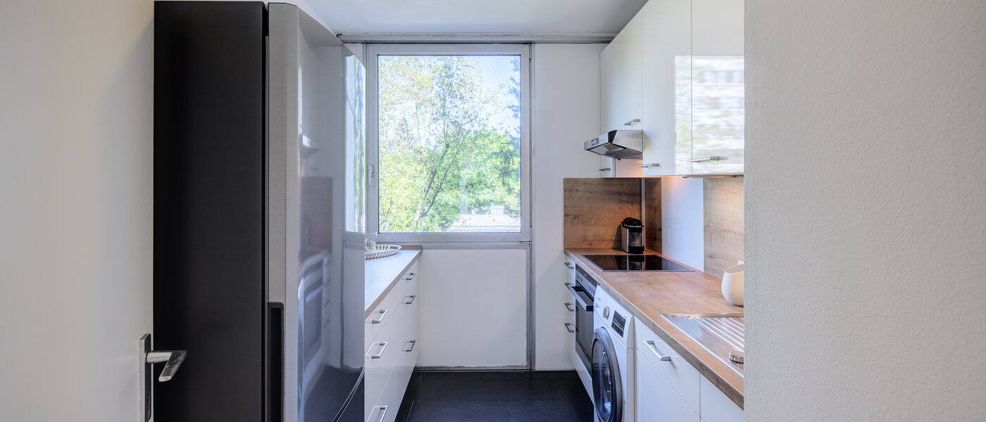 マンション München Schwabing-Nord (zw. Leopoldstraße & Englischen Garten) 01 キッチン 7670