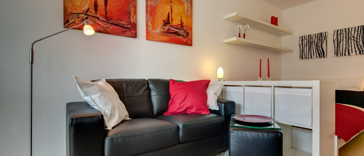 アパルトマン München Au 06 リビングルーム 7671