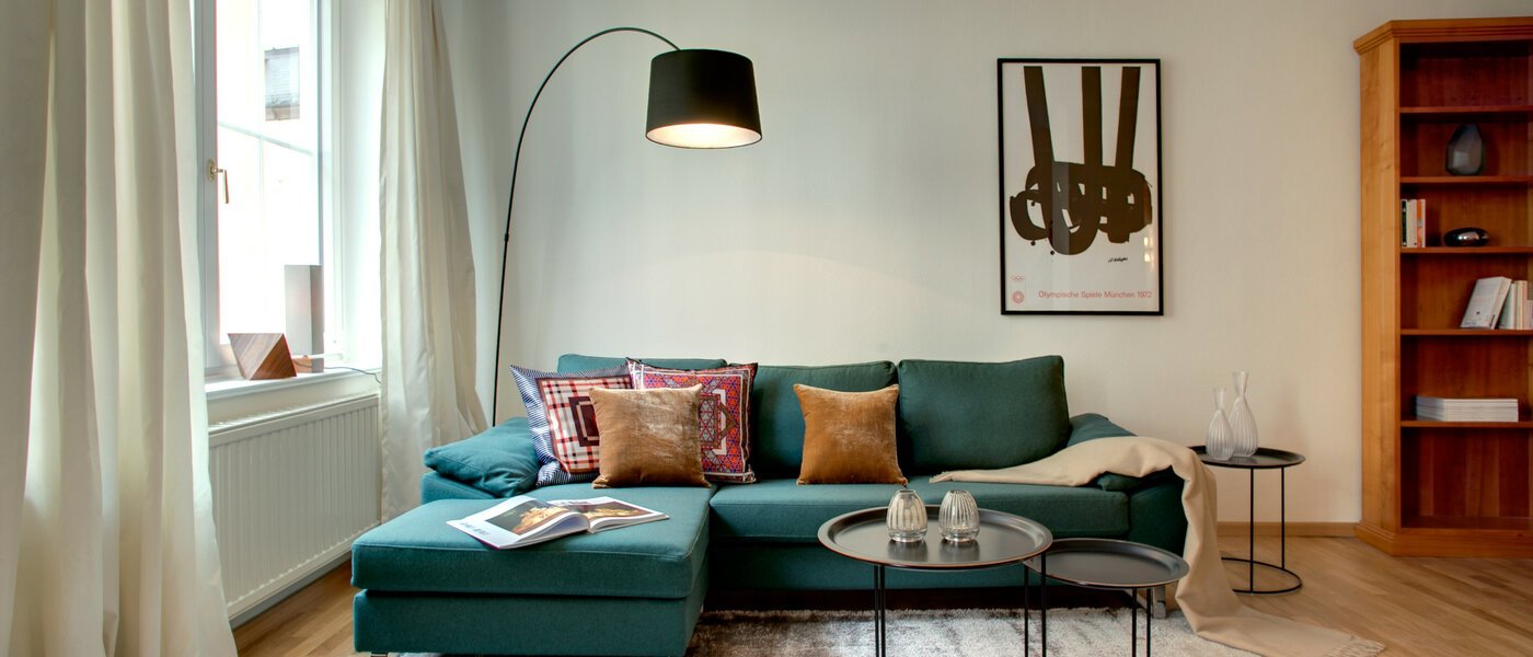 マンション München Lehel 01 リビングルーム 7684