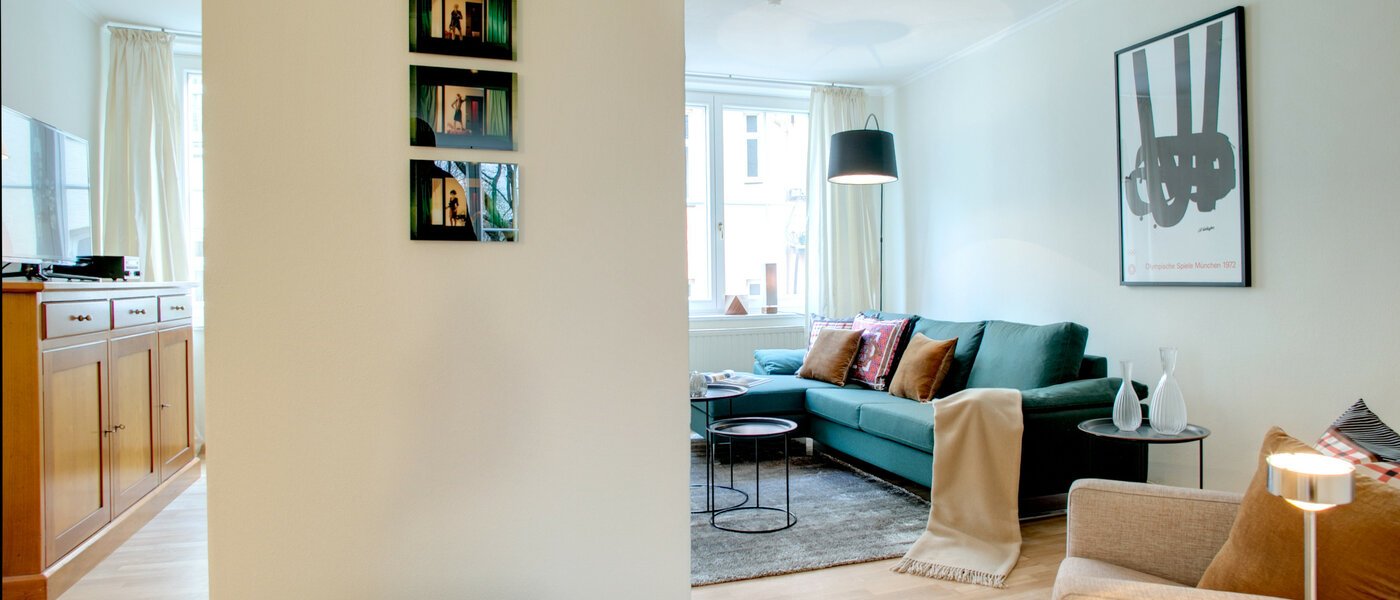 マンション München Lehel 06 リビングルーム 7684