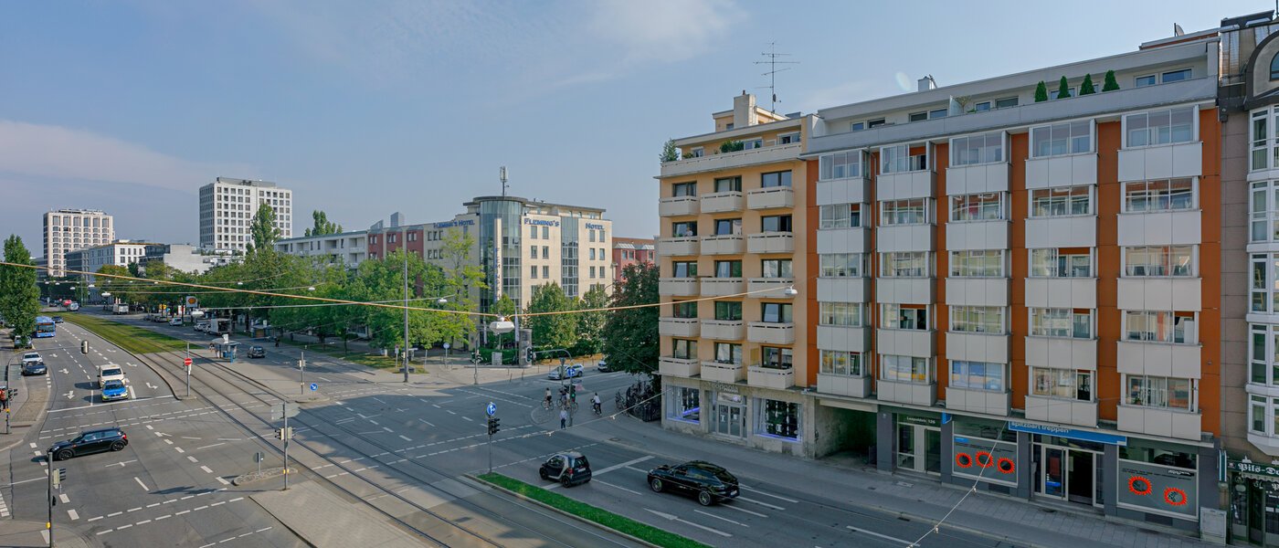 マンション München Schwabing (links der Leopoldstraße) 02 物件からの眺め 7687