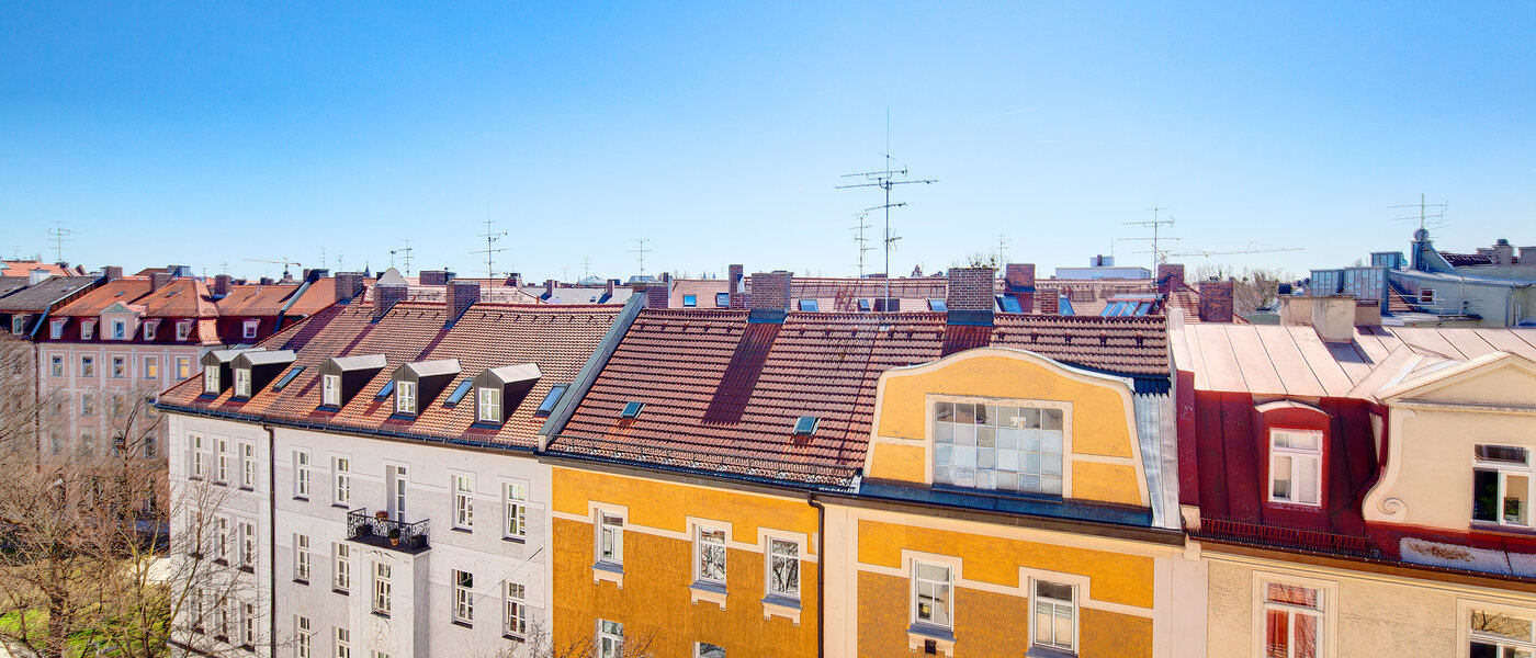 ペントハウス München Schwabing-West (rund um den Hohenzollernplatz) 01 物件からの眺め 7704