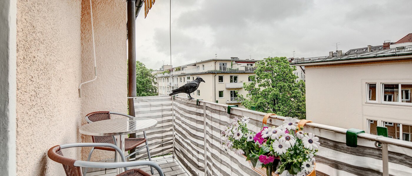 マンション München Schwabing (links der Leopoldstraße) 01 ベランダ 7776