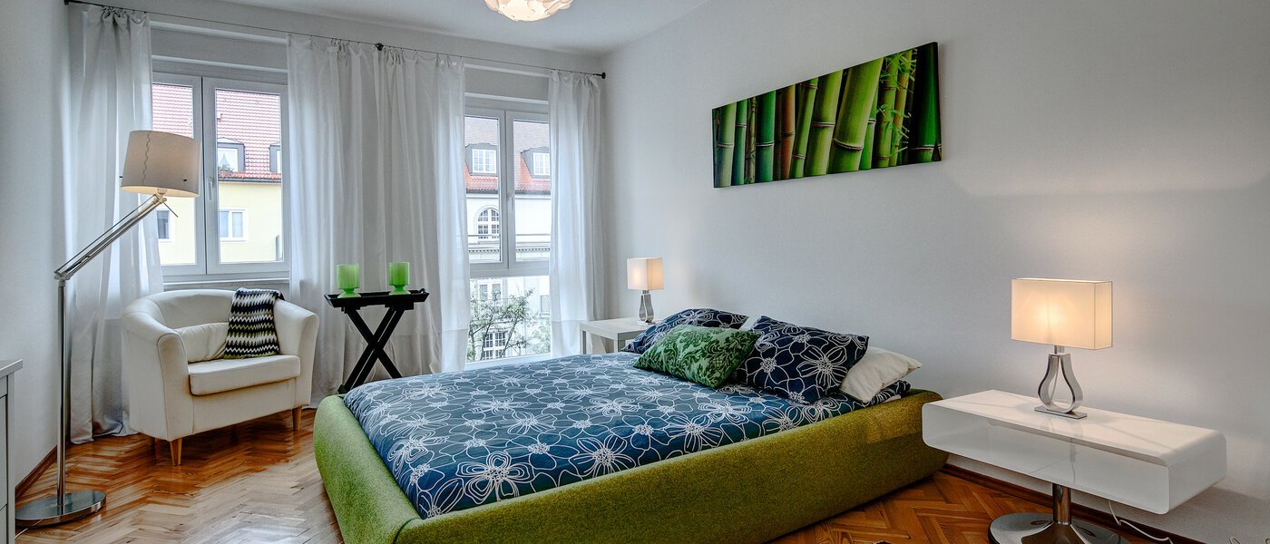 マンション München Schwabing (links der Leopoldstraße) 01 寝室 7776