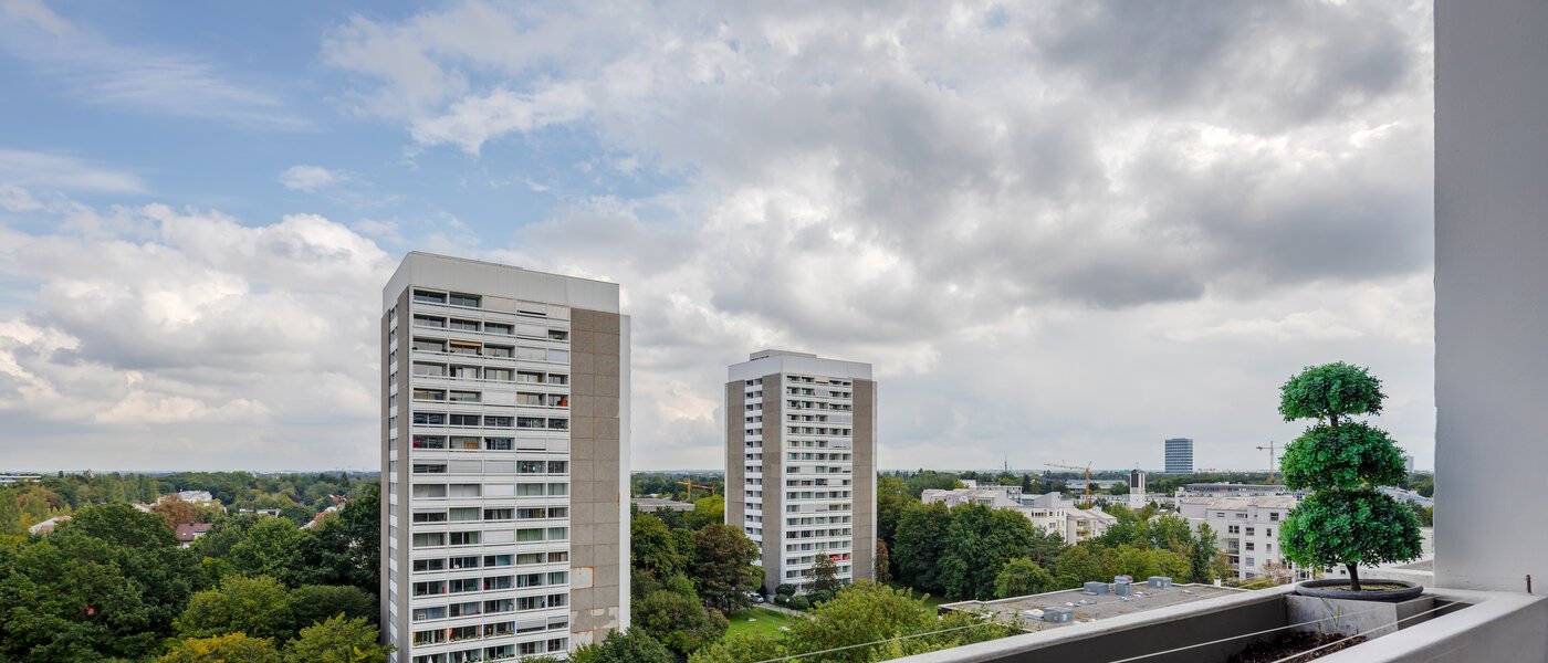 アパルトマン München Arabellapark 01 物件からの眺め 7848