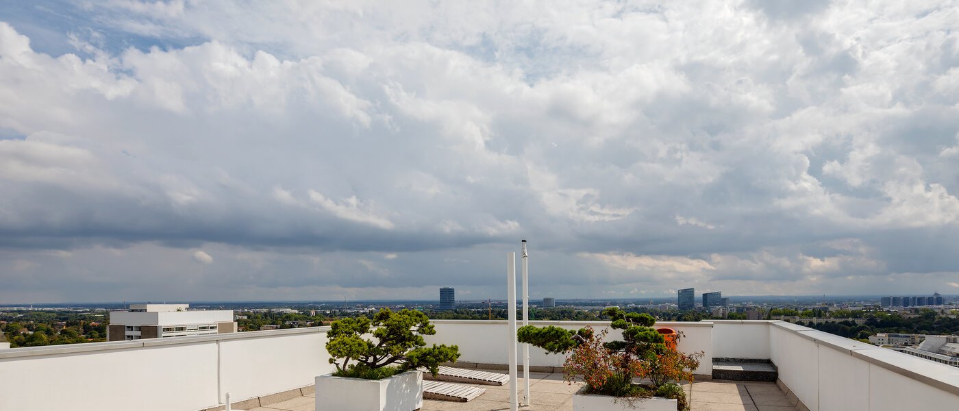 アパルトマン München Arabellapark 01 共有テラス 7848