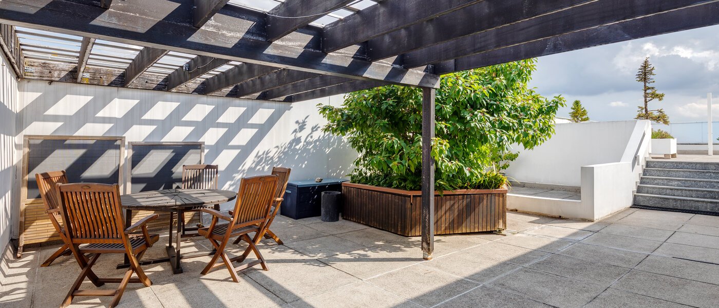 アパルトマン München Arabellapark 02 共有テラス 7848