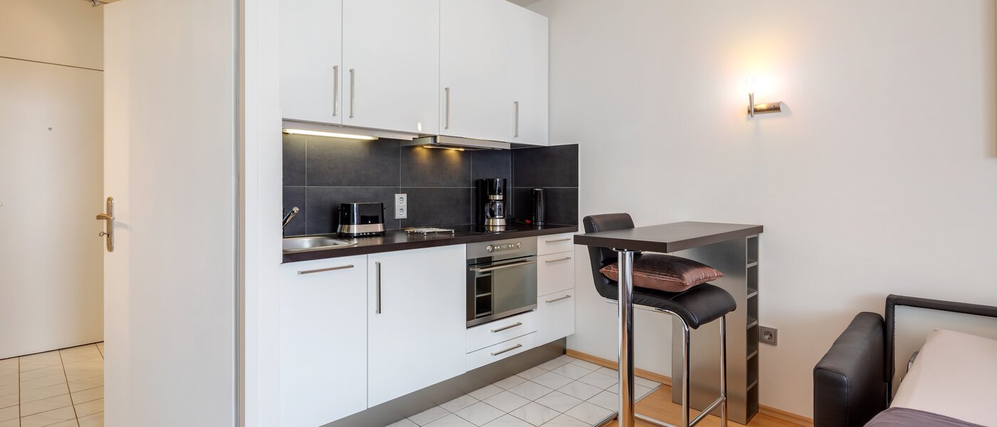 アパルトマン München Arabellapark 03 リビングエリア 7848