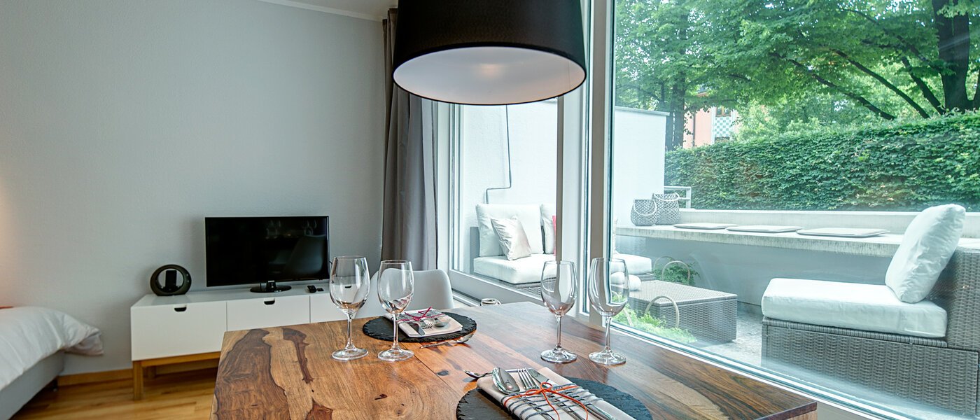 マンション München Nymphenburg 04 リビングルーム 7880