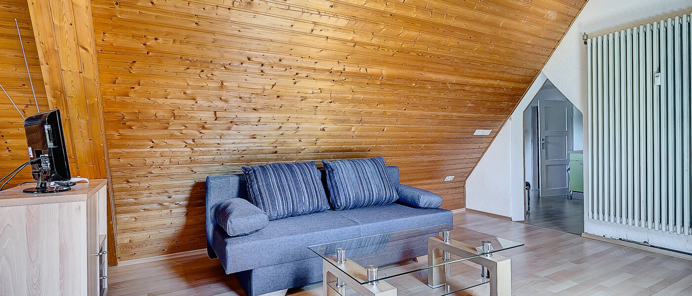 アティック・フラット（屋根裏） München Untermenzing 02 リビングルーム 7937