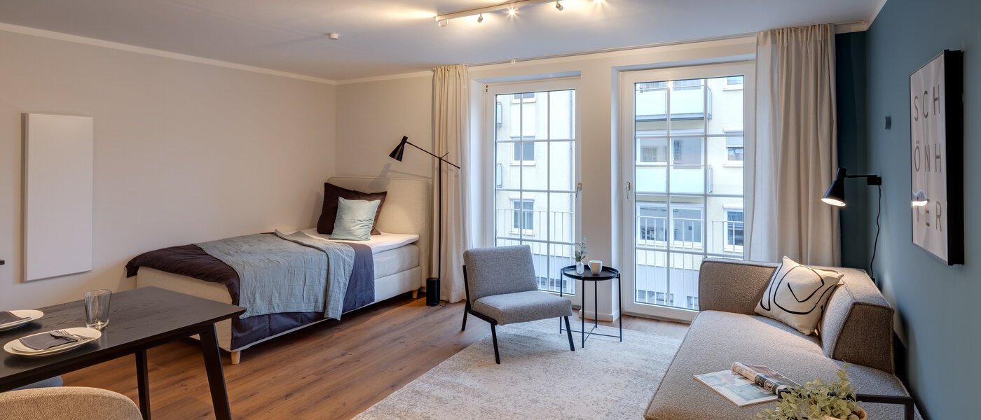 マンション München Neuhausen 03 リビングエリア 7952