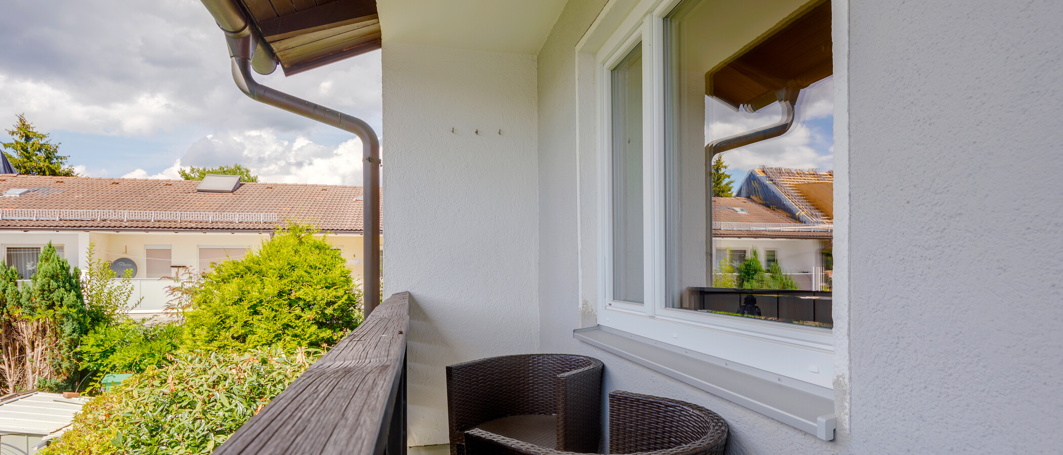 テラスハウス角住宅 München Ramersdorf 01 ベランダ 8036