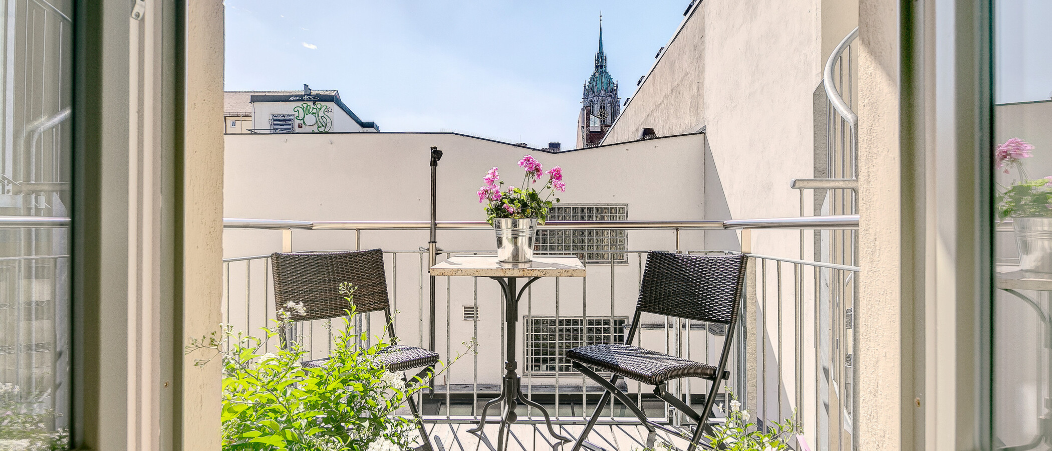 アパルトマン München Ludwigsvorstadt 01 ベランダ 8085