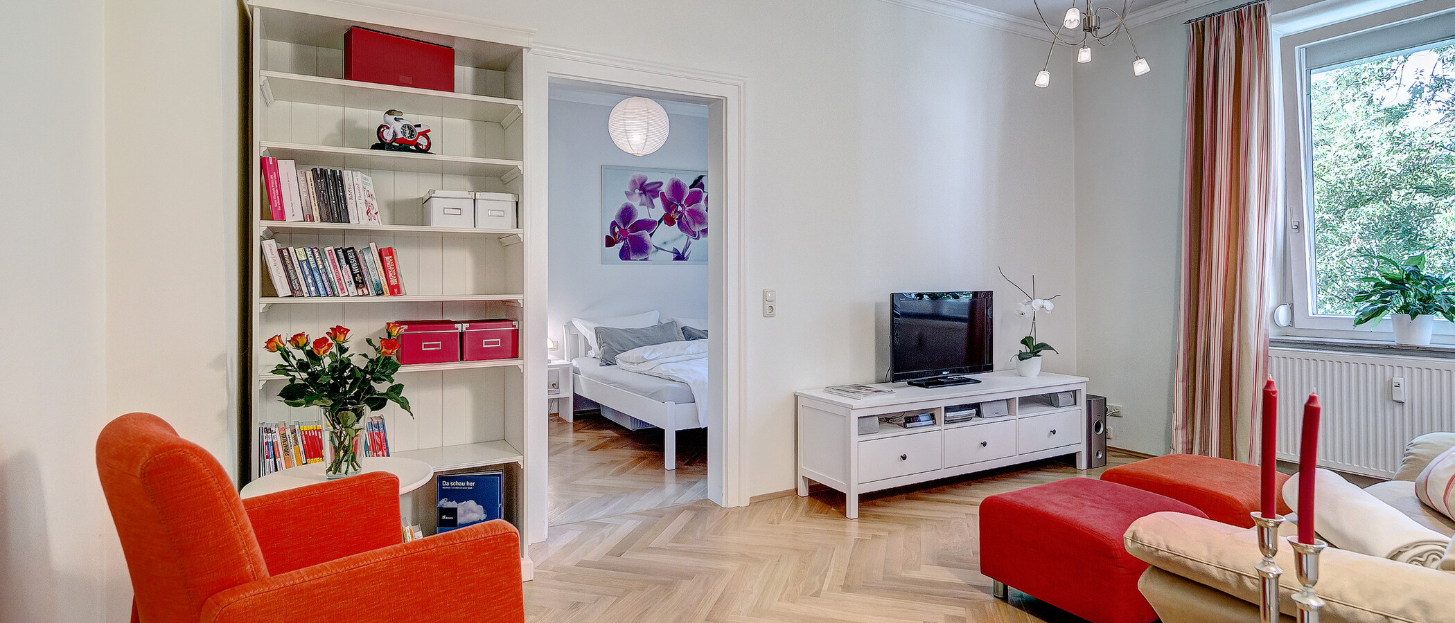 マンション München Schwabing 01 リビングルーム 8088