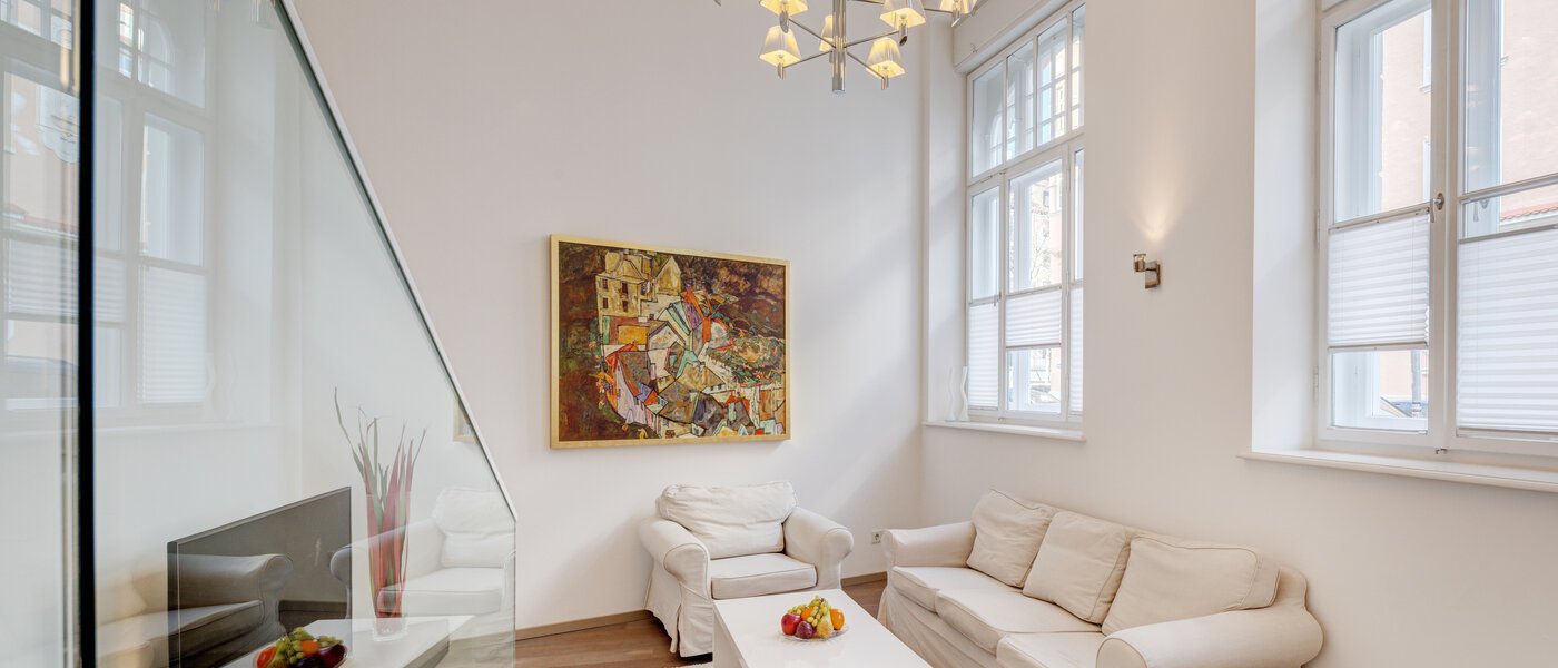 複層住宅 München Maxvorstadt 02 リビングエリア 8163