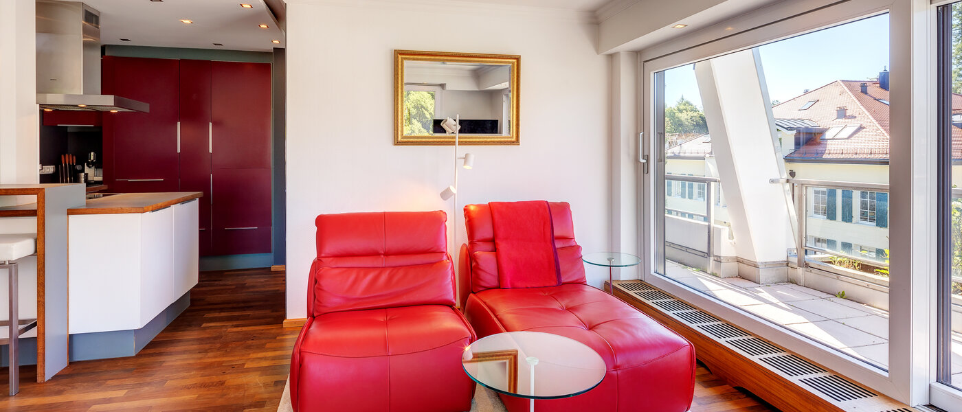 アティック・フラット（屋根裏） München Menterschwaige 02 リビングエリア 8181