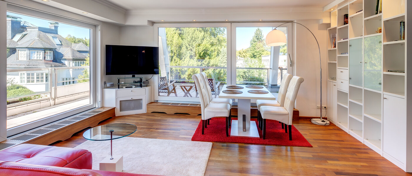 アティック・フラット（屋根裏） München Menterschwaige 04 リビングエリア 8181