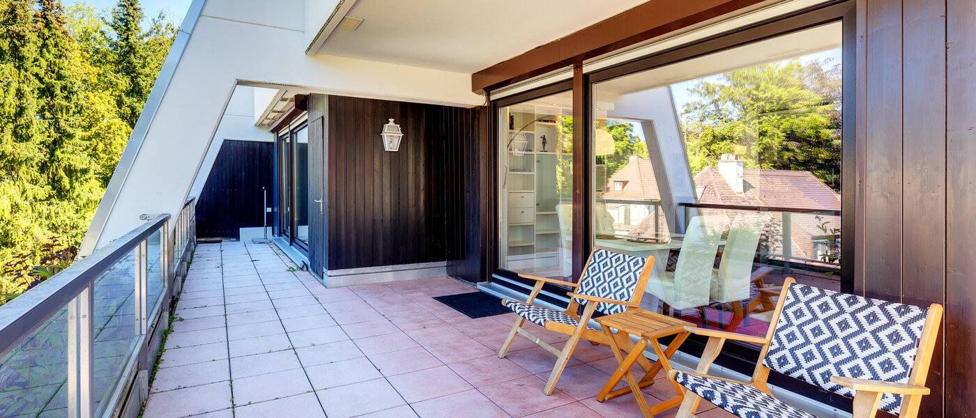 アティック・フラット（屋根裏） München Menterschwaige 01 ルーフテラス 8181