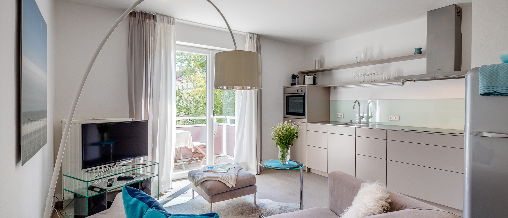 マンション München Schwabing 01 リビングルーム 8204