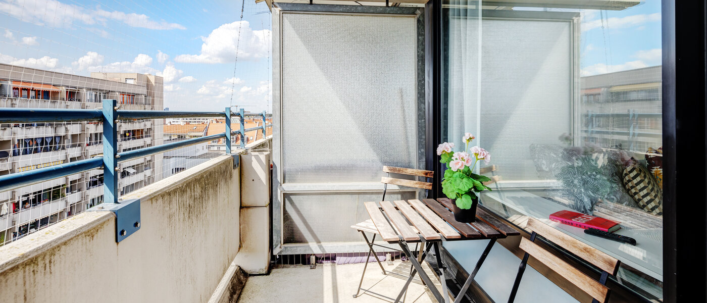 アパルトマン München Haidhausen 02 ベランダ 8225