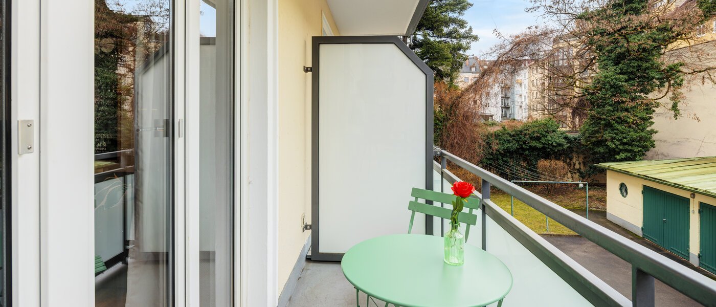 マンション München Maxvorstadt - Universitätsviertel 03 ベランダ 8243