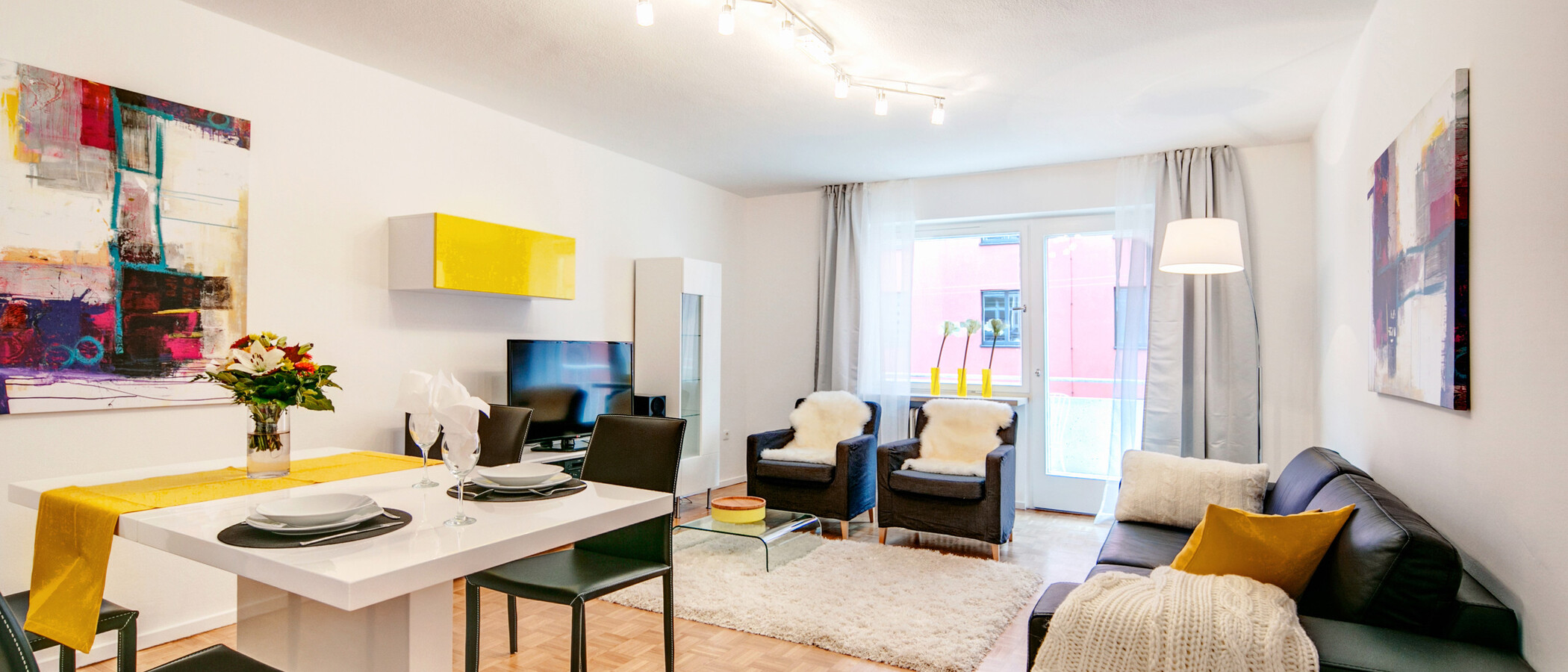 マンション München Lehel 01 リビングルーム 8256