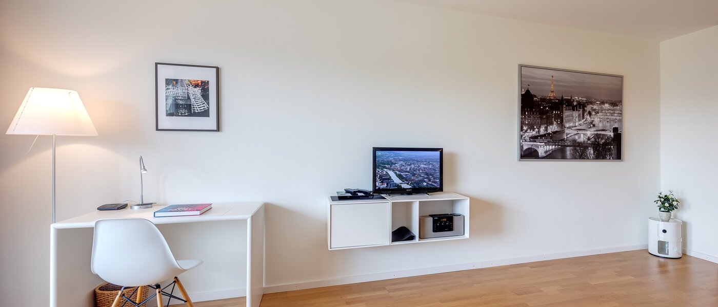 アティック・フラット（屋根裏） München Solln 03 リビングエリア 8282