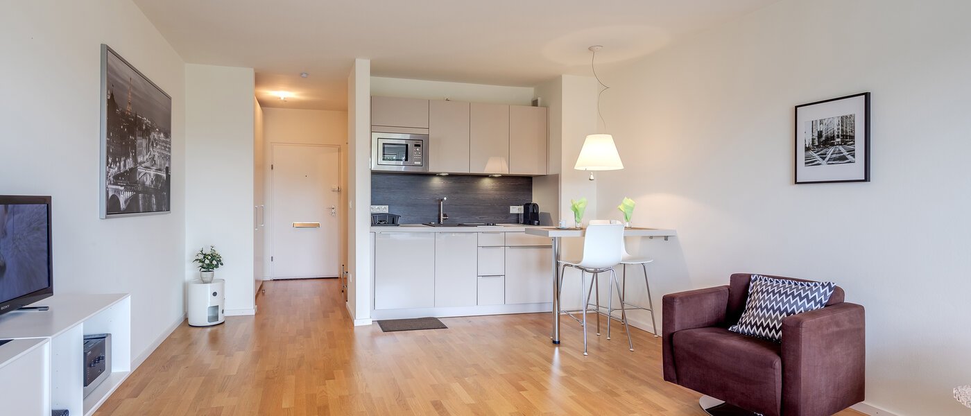 アティック・フラット（屋根裏） München Solln 04 リビングエリア 8282