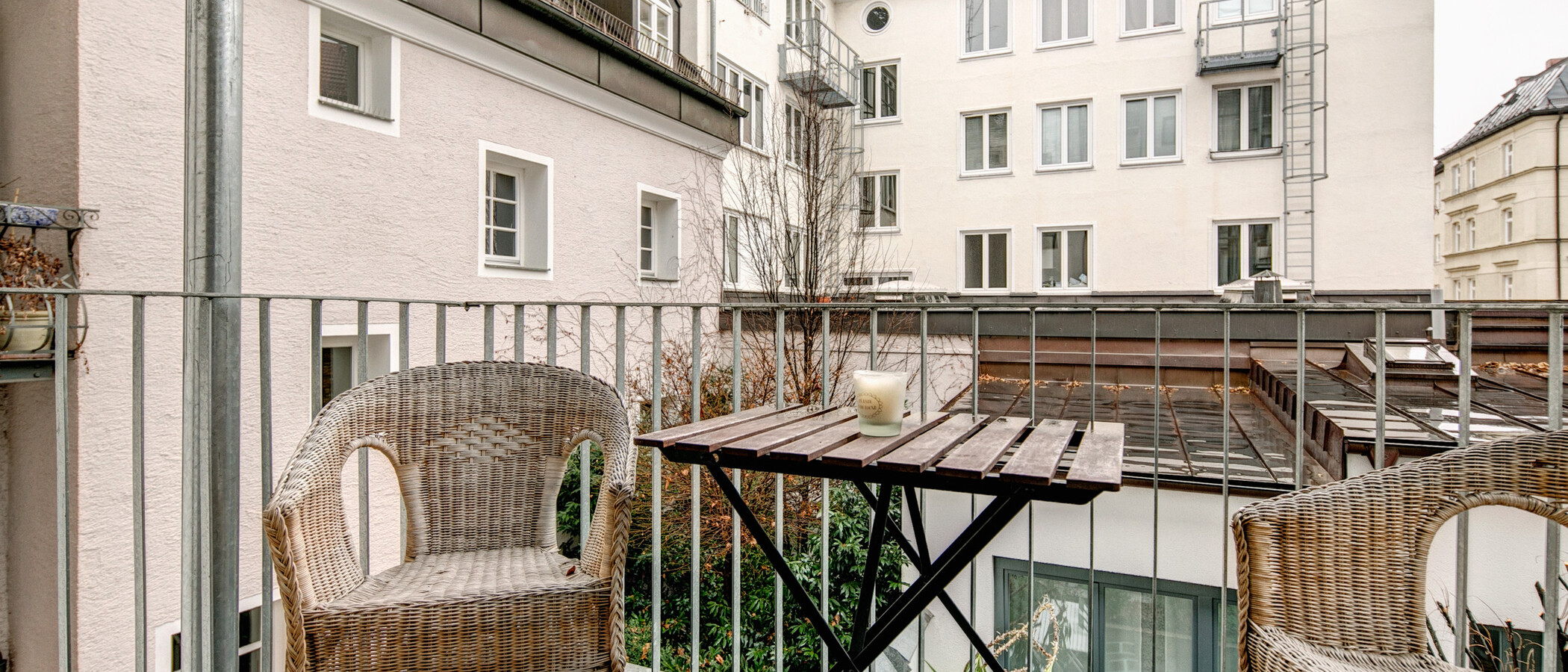 マンション München Maxvorstadt - Universitätsviertel 02 ベランダ 8395