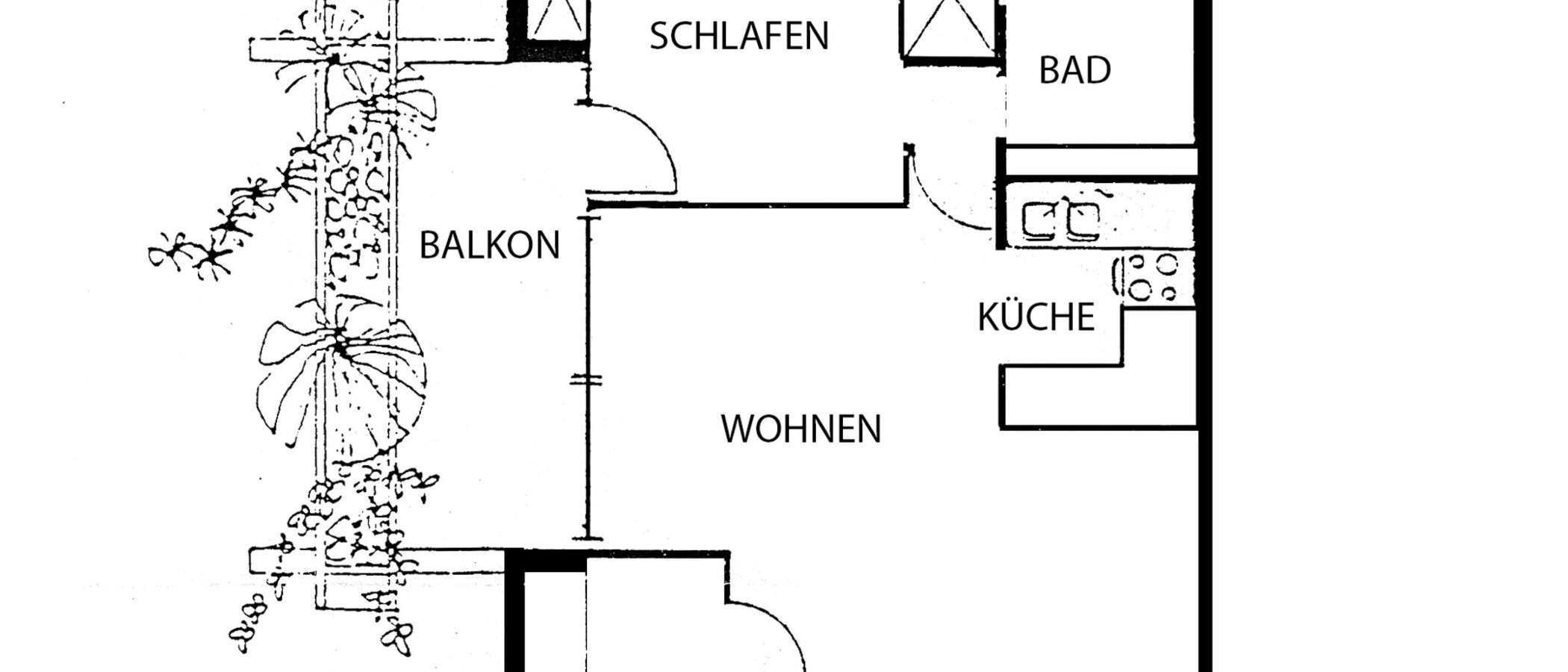 マンション München Schwabing-West (rund um den Bonner Platz) 01 見取り図 8590