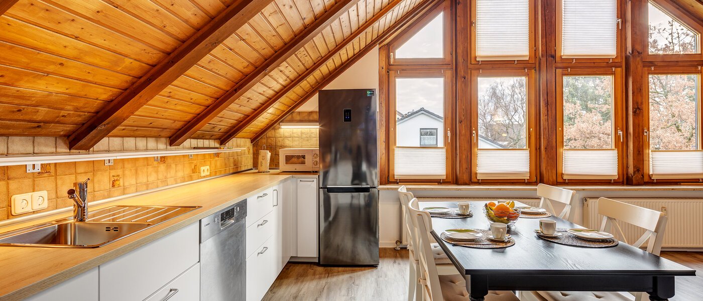 アティック・フラット（屋根裏） München Berg am Laim 01 キッチン 8602