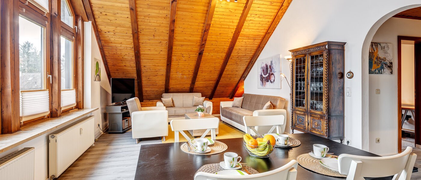 アティック・フラット（屋根裏） München Berg am Laim 01 リビングエリア 8602