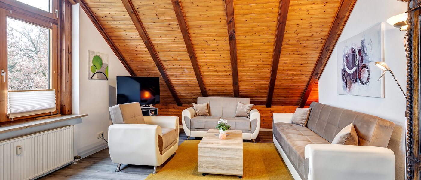 アティック・フラット（屋根裏） München Berg am Laim 02 リビングエリア 8602