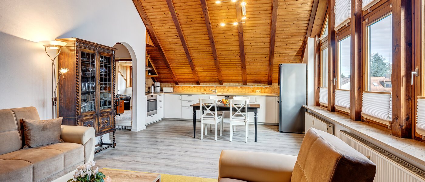 アティック・フラット（屋根裏） München Berg am Laim 04 リビングエリア 8602