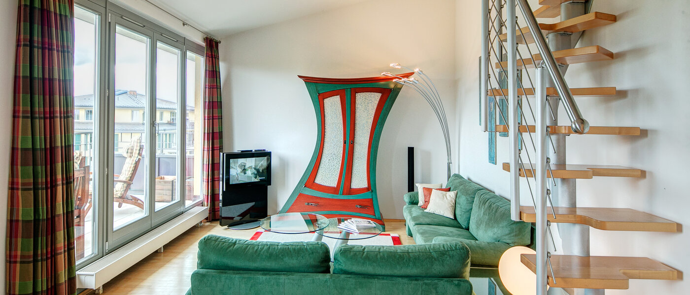 複層住宅 München Moosach 01 リビングルーム 8607