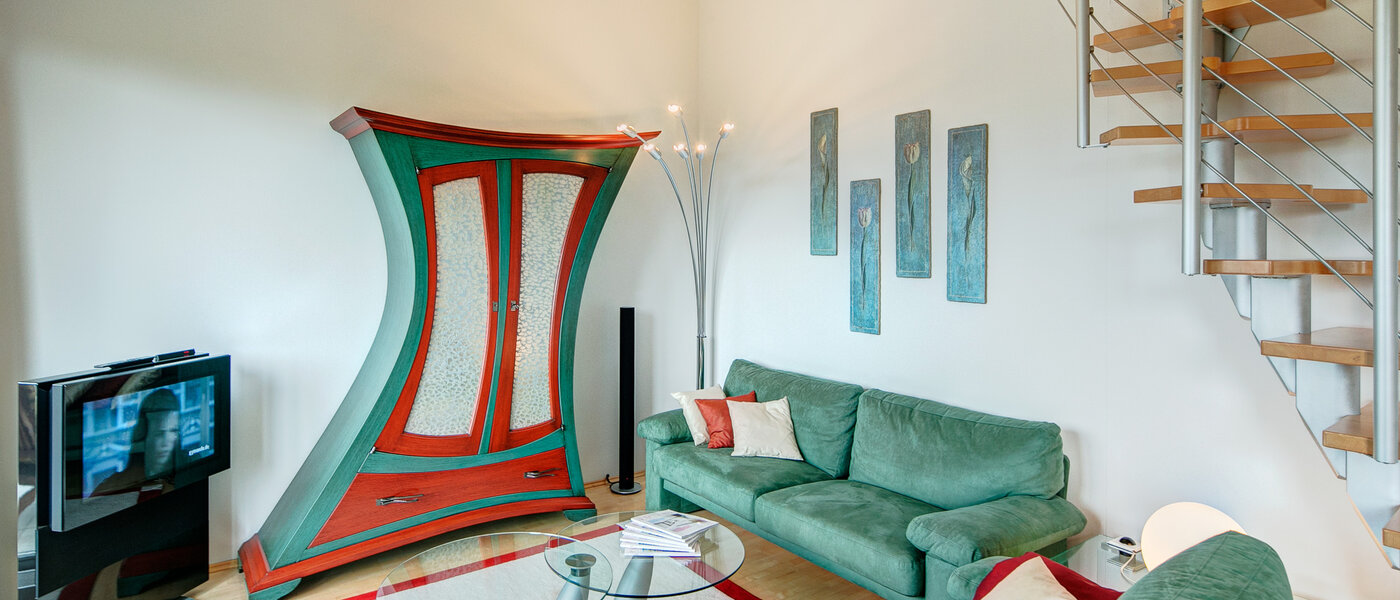 複層住宅 München Moosach 02 リビングルーム 8607