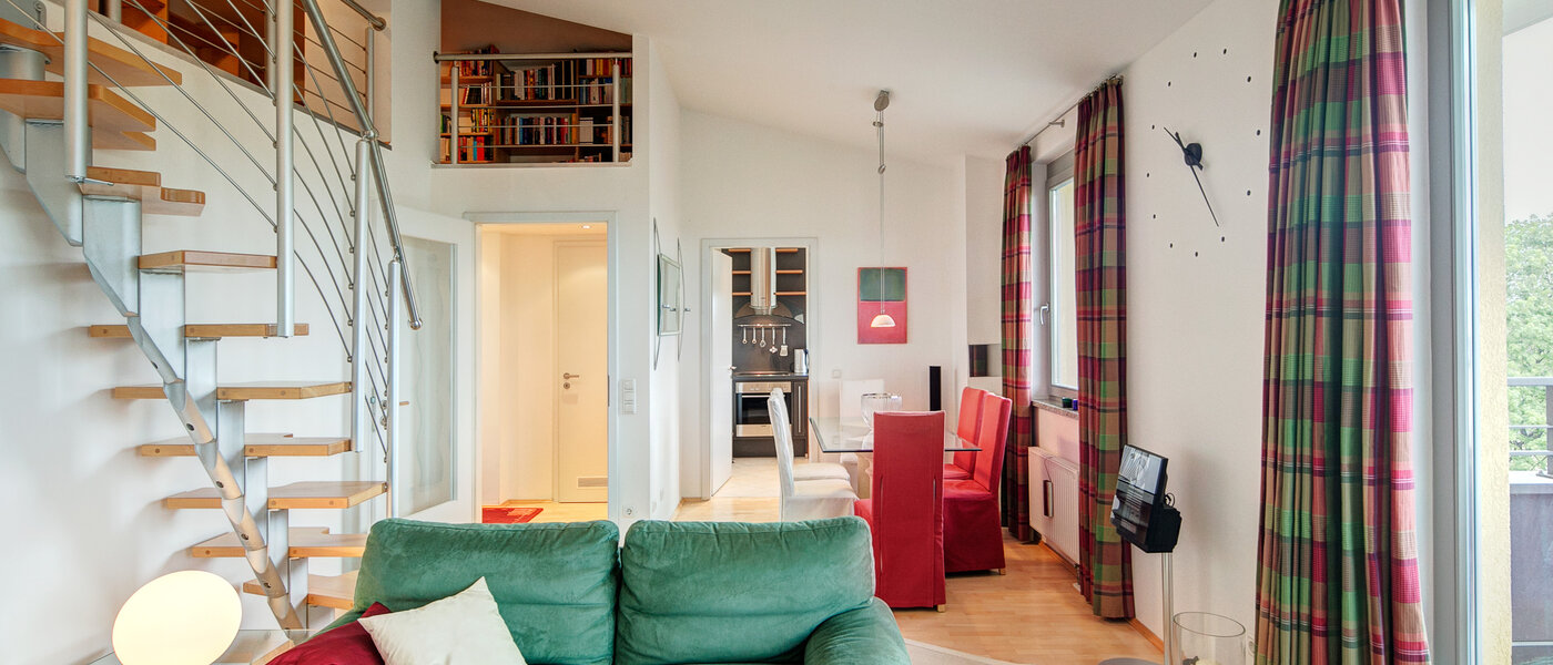 複層住宅 München Moosach 03 リビングルーム 8607